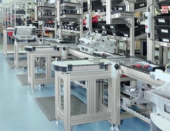 Aluminum Framing, TS2plus Conveyor,  Manual Production Systems